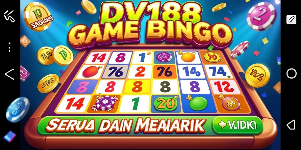Tampilan menarik gameplay Bingo di DV188.