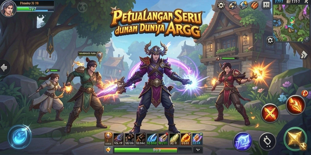 Gameplay seru F7F7 dengan aksi mendebarkan.