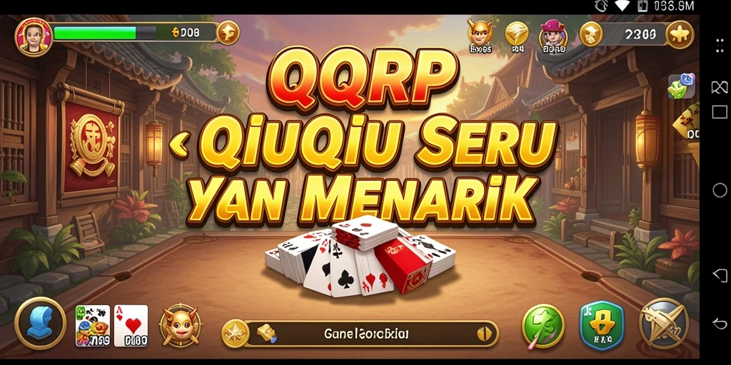 Tangkapan layar gameplay QiuQiu yang seru dan mendebarkan.