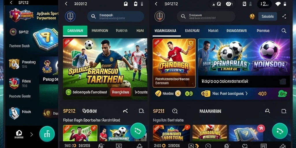 Tampilan gameplay SP212 menunjukkan pengalaman taruhan yang menarik.